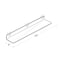 Azar Displays 24"W x 4"D Clear Acrylic Shelf for Pegboard and Slatwall, PK4 556010 - alternate 2